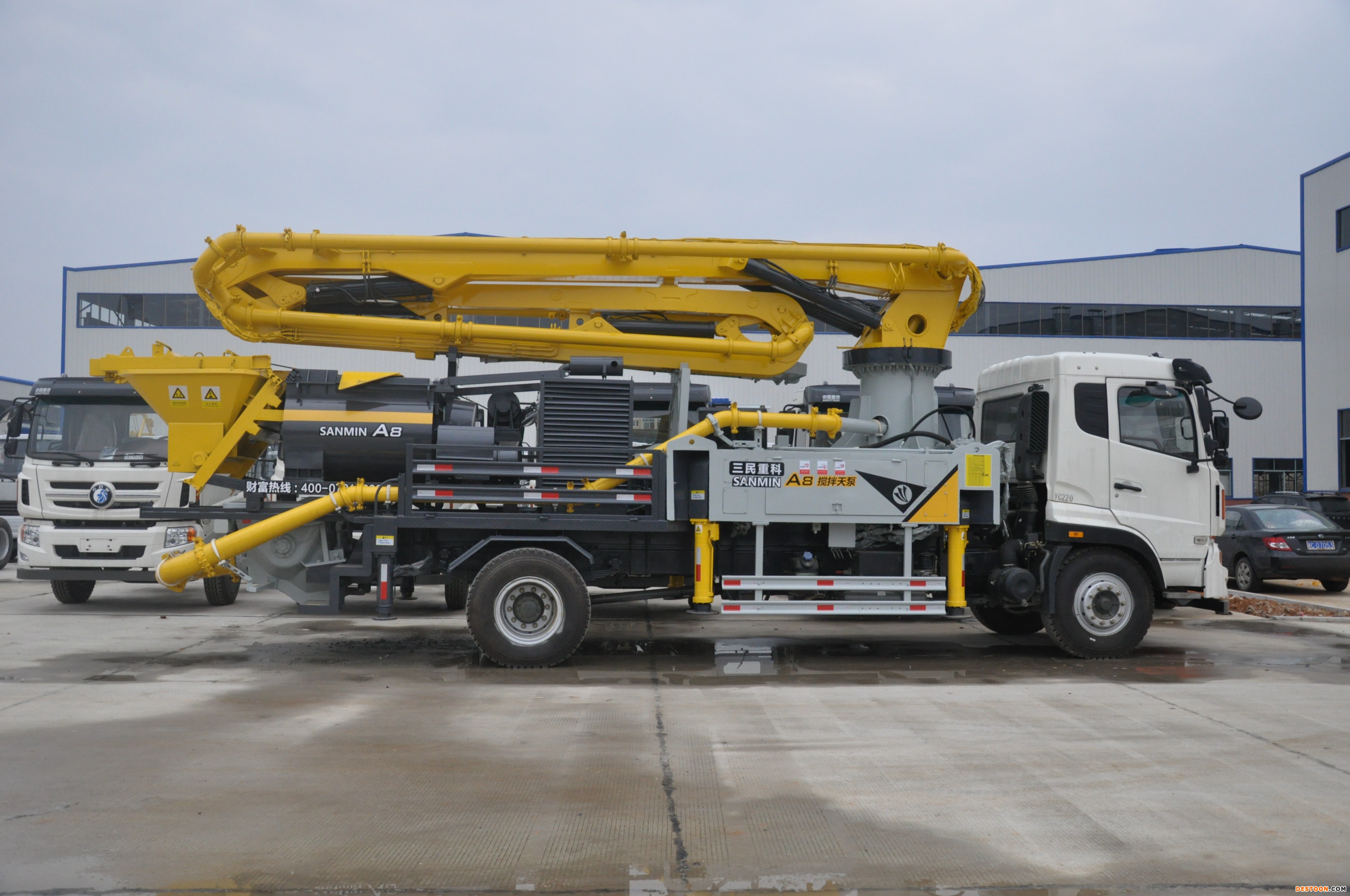 什么是广州搅拌臂架泵?