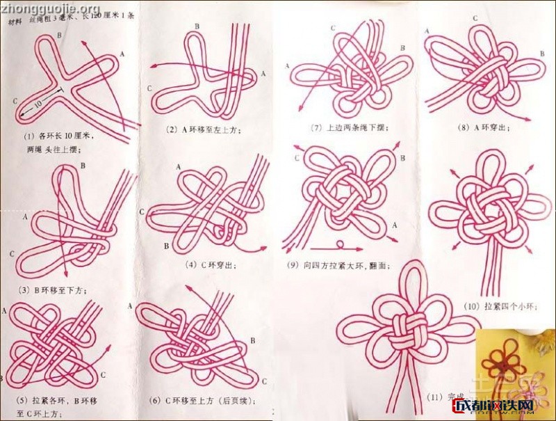 大中国结怎么编